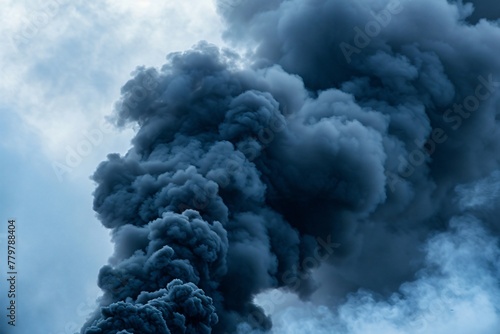 Plumes of black smoke a stark indicator of the need for cleaner greener energy solutions to protect our planet