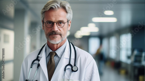 Portrait of doctor at the hospital