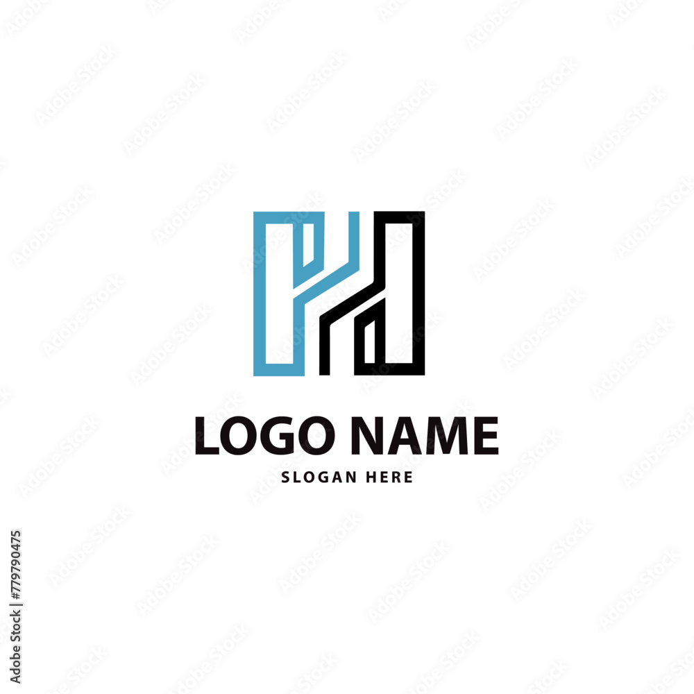 LETTER   logo design template vector. LETTER  Business abstract connection vector logo. LETTER  icon circle logotype.
