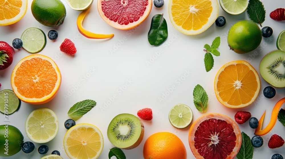 Mixed fruit photo frame Mixed fruit photo frame