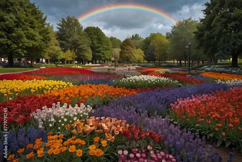 rainbow in the park #779791245