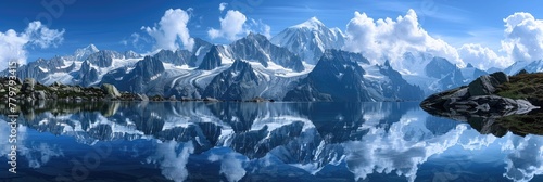 Reflections - Lake in Chamonix