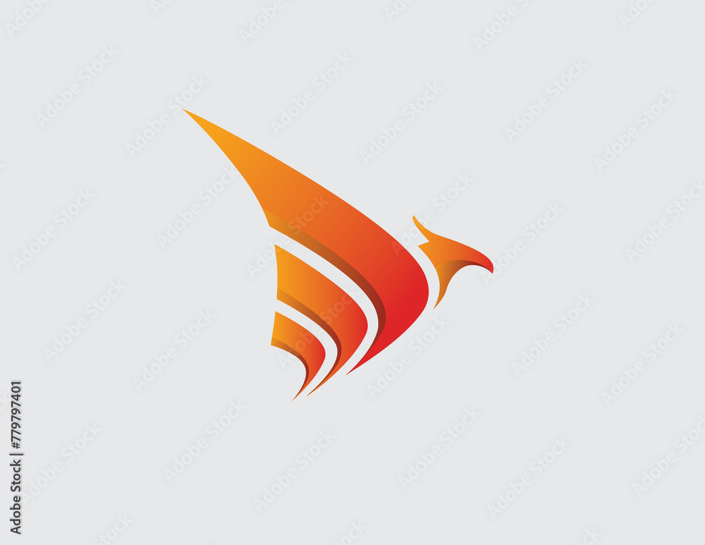 Obraz premium Fiery bird