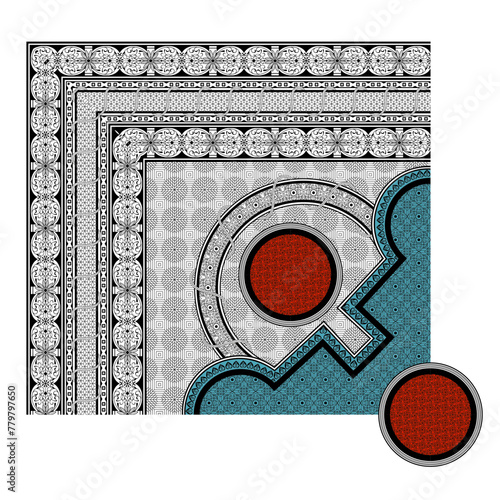 bedsheet design digital art use hand work and digital printing