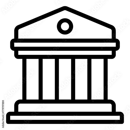 Banking line icon