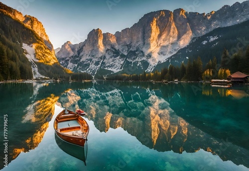 lake louise banff national park photo