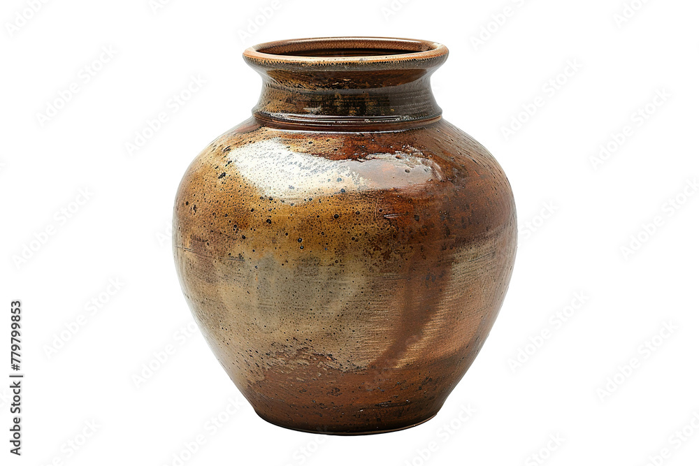 Ceramic vase Isolated on white background PNG