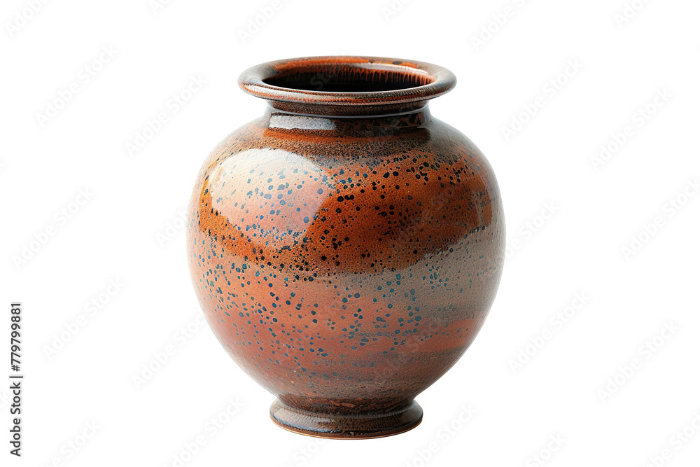 Ceramic vase Isolated on white background PNG