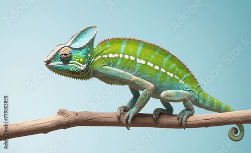 chameleon on a branch