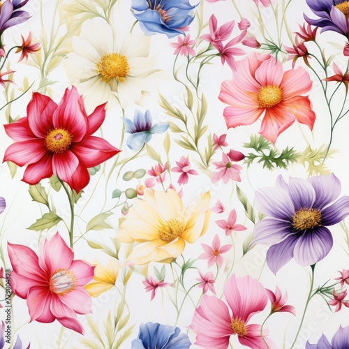 Wallpaper Mural A background image that is a pattern for adding fabric or a background for bright flowers. Torontodigital.ca