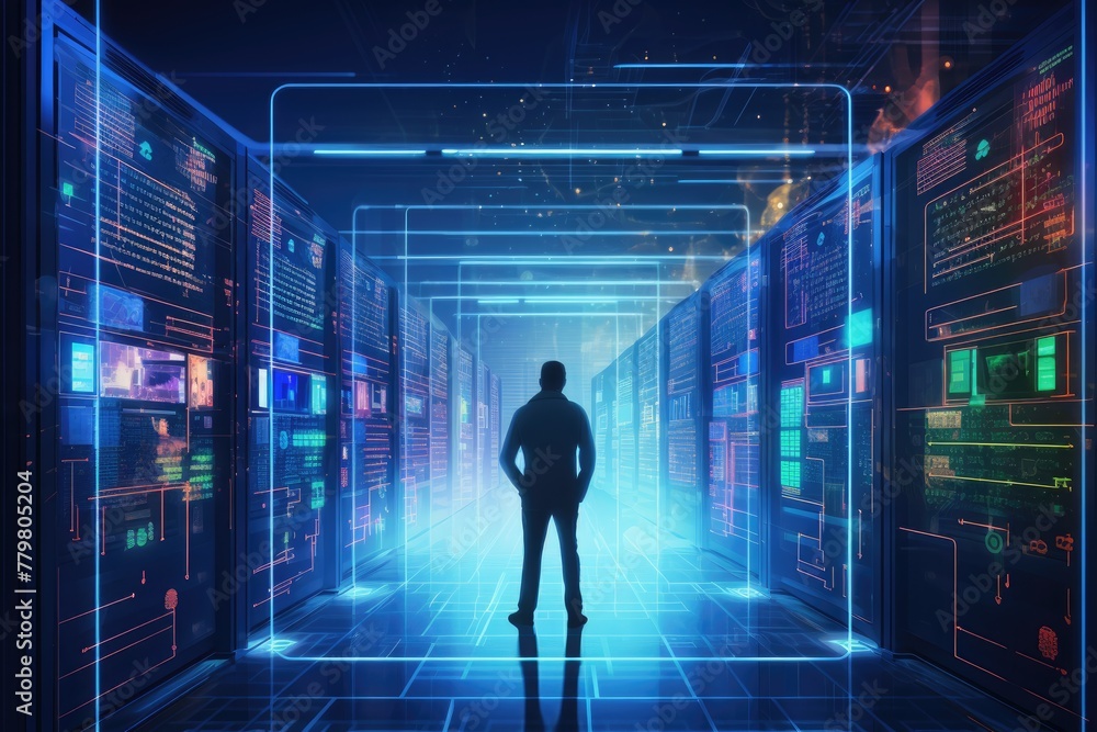 Image of future technology in the digital era, the future is technology. Image of future technology in the digital era, the future is technology.