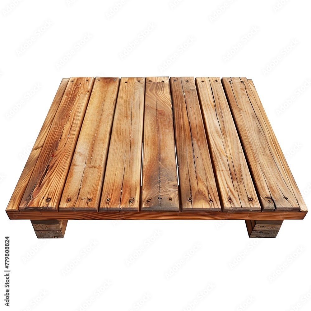 Wooden board table isolated on transparent background. Wooden board table isolated on transparent background.