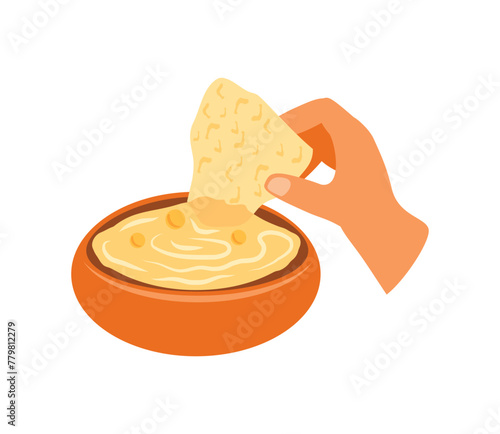hummus day snack