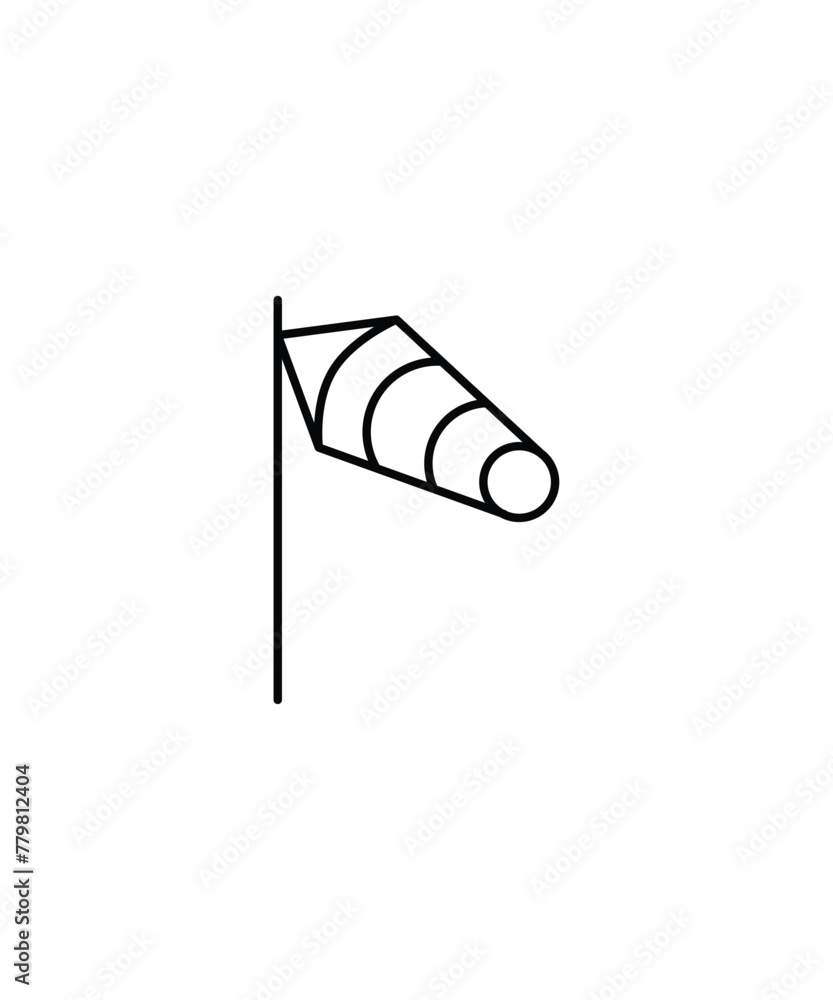 wind vane icon, vector best line icon. wind vane icon, vector best line icon.