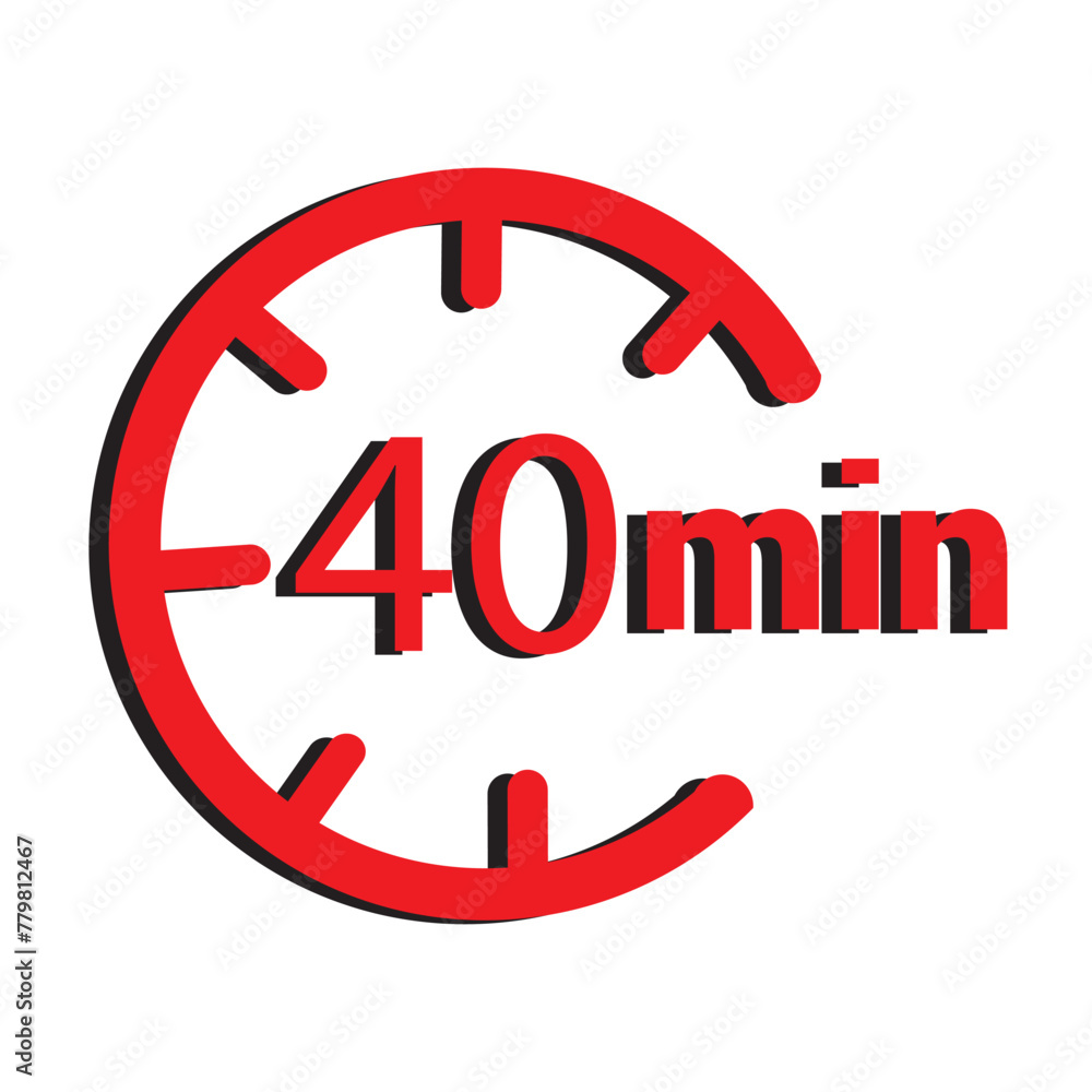 symbol work time, delivery and service time, isolated green on white , Vector illustrationeps10 symbol work time, delivery and service time, isolated green on white , Vector illustrationeps10