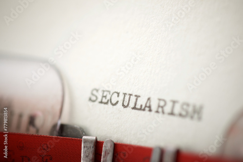 Secularism concept view © WINDCOLORS