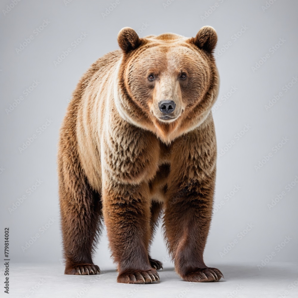 Bear isolated in a white background Bear isolated in a white background