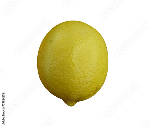 Lemon isolated on transparent background