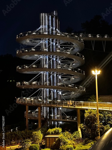 night view Shanghai trail in Xiamen