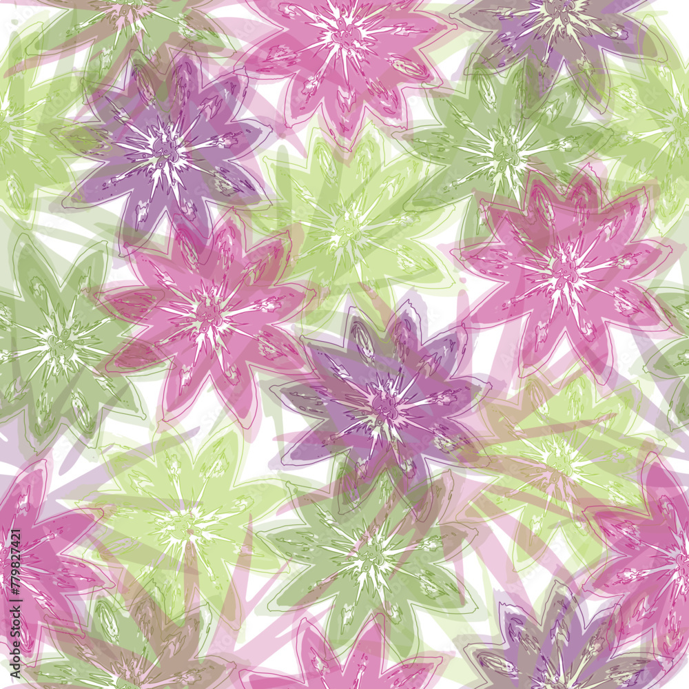 Collage contemporary seamless pattern. Collage contemporary seamless pattern.