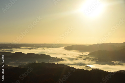 Sea of clouds in early morning