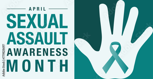 
Concept design for Sexual Assault Awareness Month in April, an annual campaign promoting education and prevention of sexual violence.
