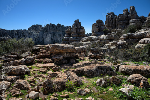 Torcal de Antequera, Malaga Province, Andalusia, Spain