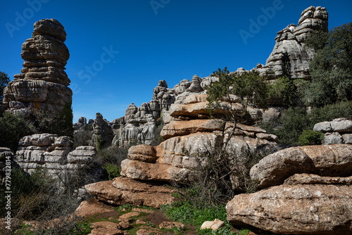 Torcal de Antequera, Malaga Province, Andalusia, Spain