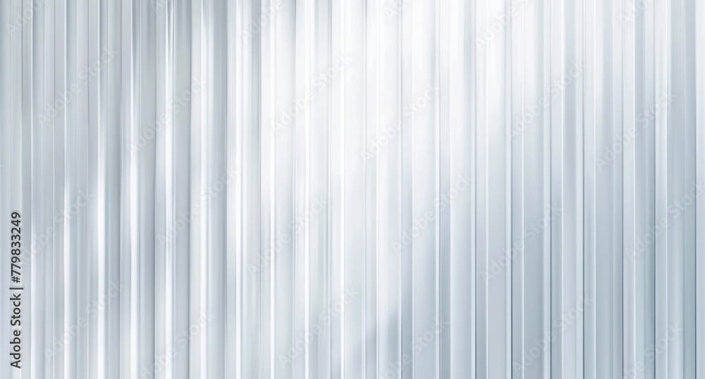 Obraz premium Softly Lit White Striped Curtain Background