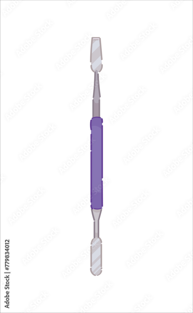 Cuticle pusher on white background Cuticle pusher on white background