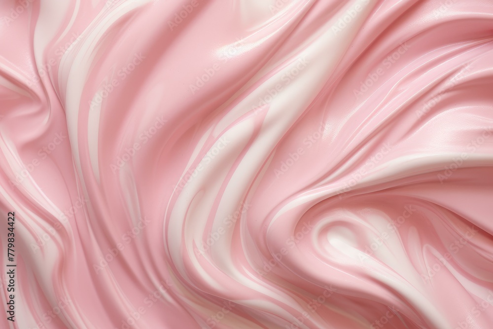 Light Pink cream texture. Smear natural product. Generate Ai Light Pink cream texture. Smear natural product. Generate Ai