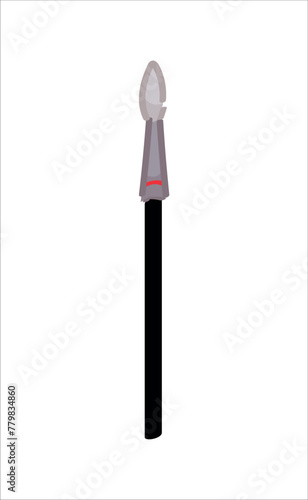 Nail drill bit on white bac...