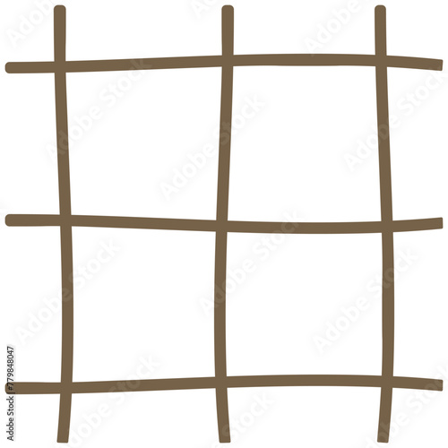 table of grid  program for planning  bamboo fence table pattern