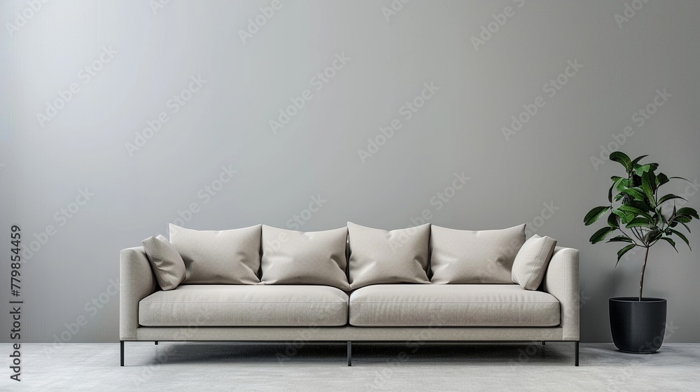 Creative Living Room Interior Design Mockup Template Creative Living Room Interior Design Mockup Template