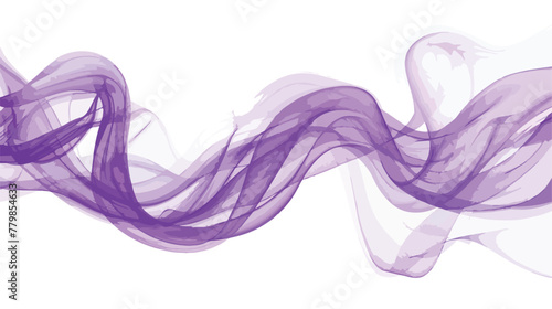Abstract light purple wave. Bright light purple ribbon