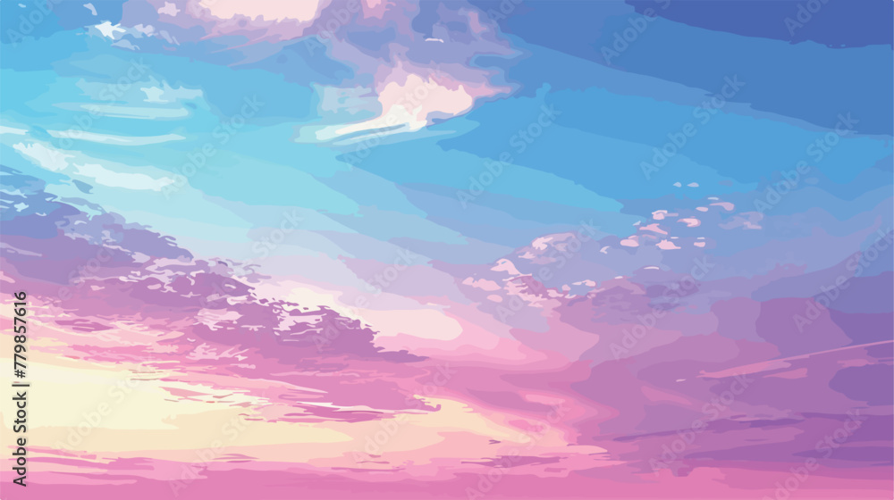 Beautiful Gradient Background PinkBlue Sky Featuring