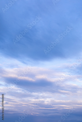 Blue sky background with clouds natural background