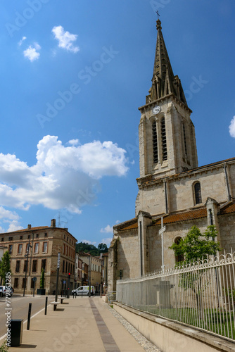 Views from the town of Moissac, France