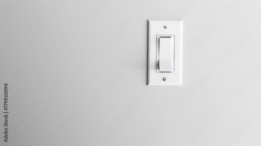 a wall switch, on a white background a wall switch, on a white background