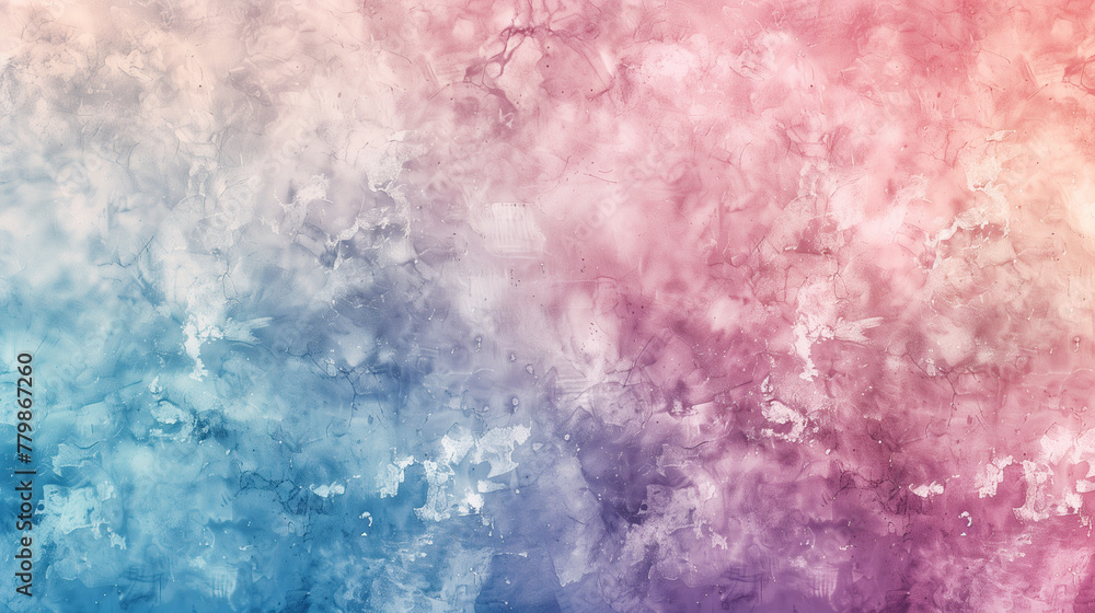 Abstract Fluid Art Background with Blue and Pink Hues