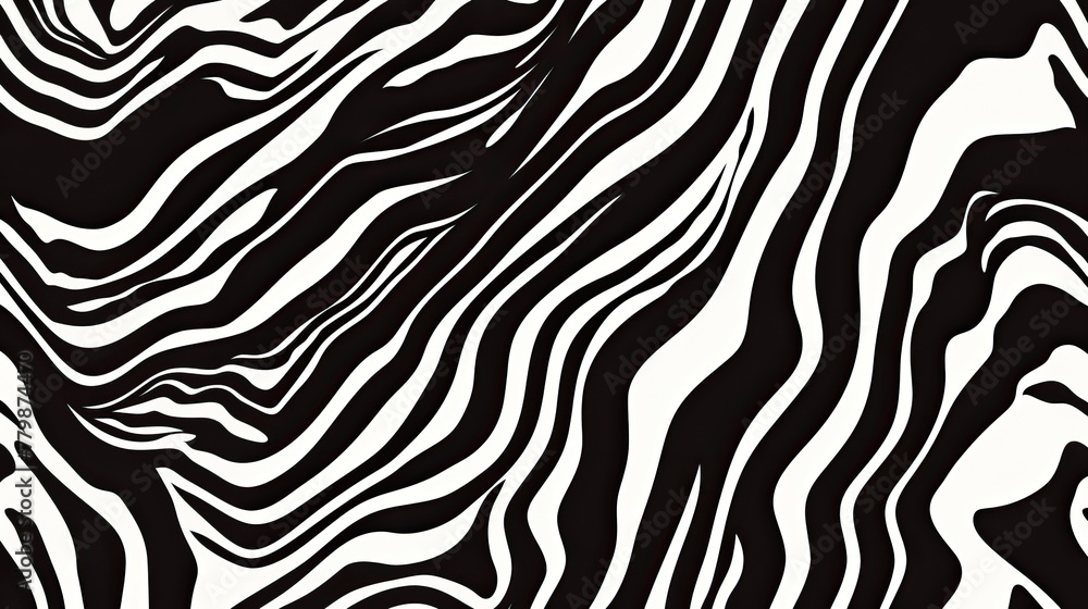 Abstract zebra skin pattern in monochrome Abstract zebra skin pattern in monochrome