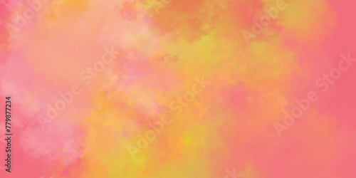 Pink metallic background with shine texture. abstract watercolor background. pink and yellow shades grunge watercolor background. abstract pastel colors of the background for text input.