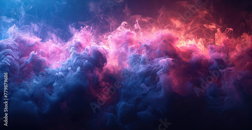 Purple smoke background for graphics use. Created with Ai
