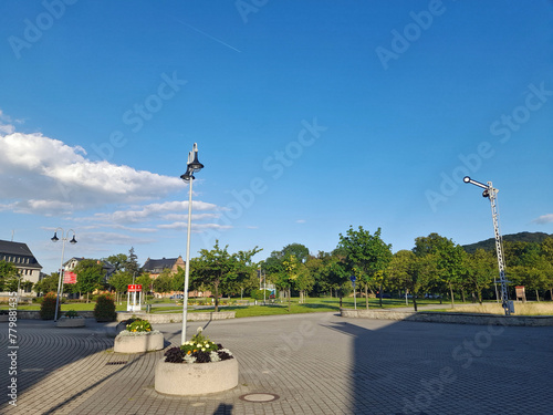 Vor dem Bahnhof in Wernigerode photo