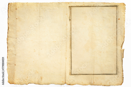 Empty pages of old book, paper texture background