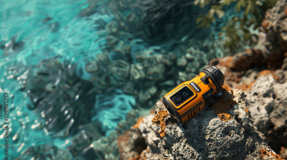 A high-resolution action camera with waterproof design and image stabilization for capturing thrilling outdoor adventures A high-resolution action camera with waterproof design and image stabilization for capturing thrilling outdoor adventures