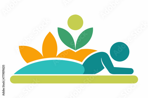 Massage icon vector design.