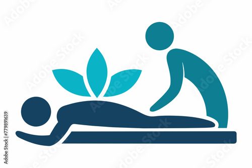 Massage icon vector design.