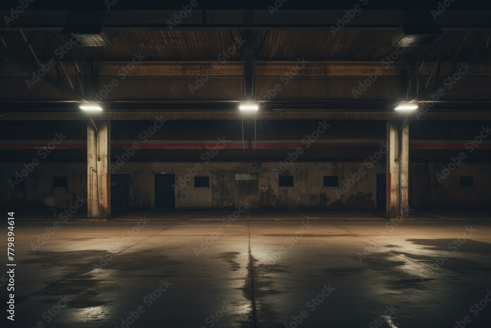 Empty public garage
