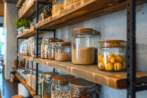 Interior of a home storage area